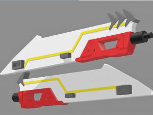trnasformers studio series sentinel prime blades shield blaster 3Dプリントモデル