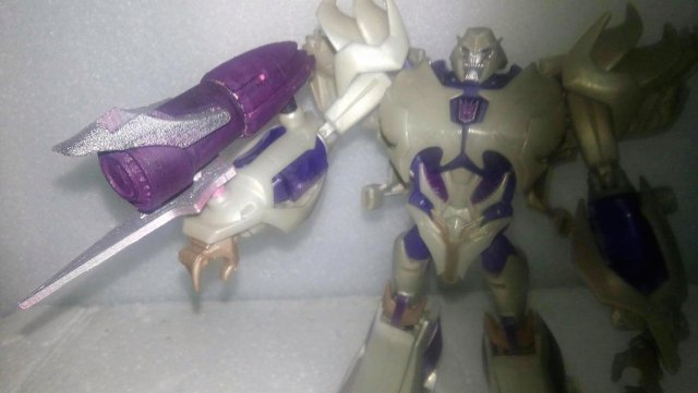 Transformers Prime Megatron Voyager Rid And Mini Fussion Cannon.