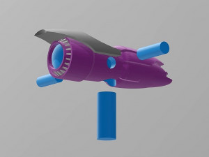 transformers prime megatron voyager rid and mini fussion cannon and sword Modello di stampa 3D