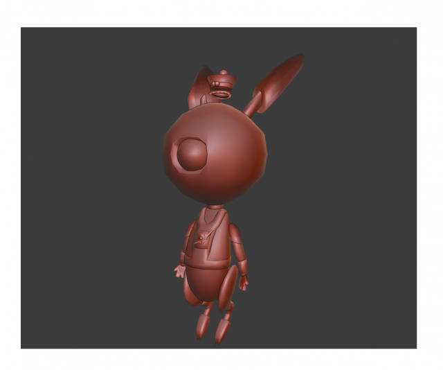 low-poly rabbit model 3D Modell .c4d .max .obj .3ds .fbx .stl .blend
