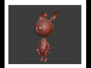 low-poly rabbit model 3Dモデル