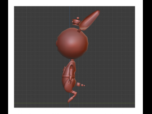 low-poly rabbit model 3D Modell