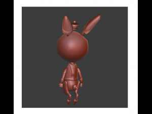 low-poly rabbit model 3D Modell