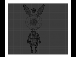low-poly rabbit model 3D Modell