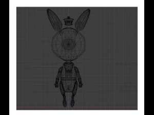low-poly rabbit model 3D Model