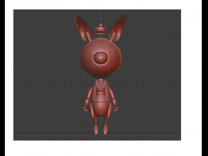 low-poly rabbit model 3D Modell
