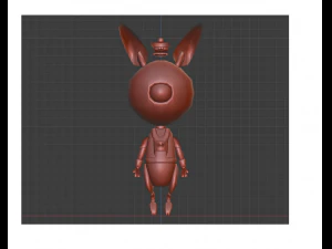 low-poly rabbit model 3D Model