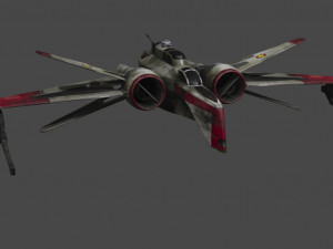 arc-170 star fighter Modelo 3D
