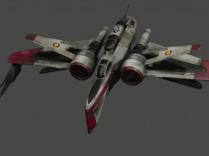 arc-170 star fighter Modelo 3D