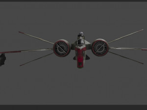 arc-170 star fighter Modelo 3D