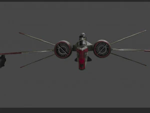 arc-170 star fighter 3D Model