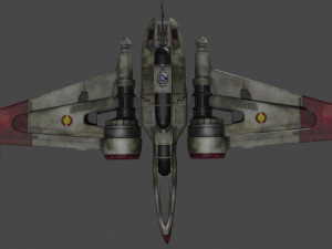 arc-170 star fighter Modelo 3D