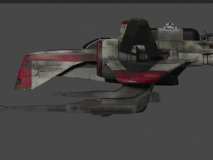 arc-170 star fighter Modelo 3D