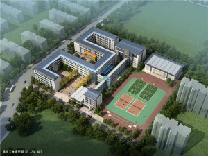 su model of primary school scheme design 3Dモデル