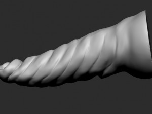 3d dildotoy fluted tentacle 3D मॉडल
