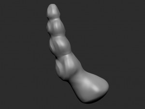 3d dildo cutetoy fluted tentacle 3D मॉडल