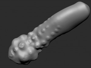 3d dildotoy tentacle with heartsbubbles 3Dモデル