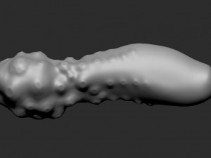 3d dildotoy tentacle with heartsbubbles 3D 모델