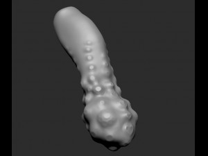 3d dildotoy tentacle with heartsbubbles 3D 모델