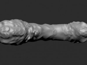 3d dildotoy fluted tentacle dragon 3D Model