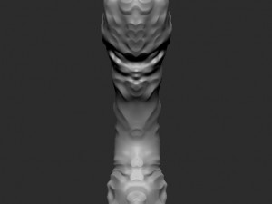 3d dildotoy fluted tentacle dragon 3D Model