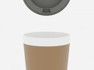 paper coffee cup 3D Model