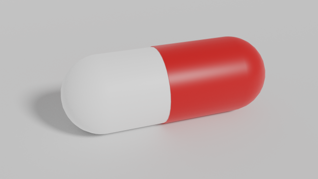 capsule pills 3D Model .c4d .max .obj .3ds .fbx .stl .blend 