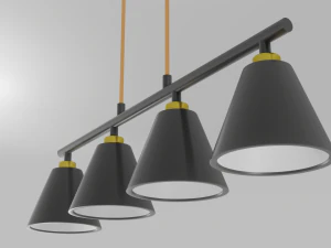 lumin&aacute;ria de teto Modelo 3D