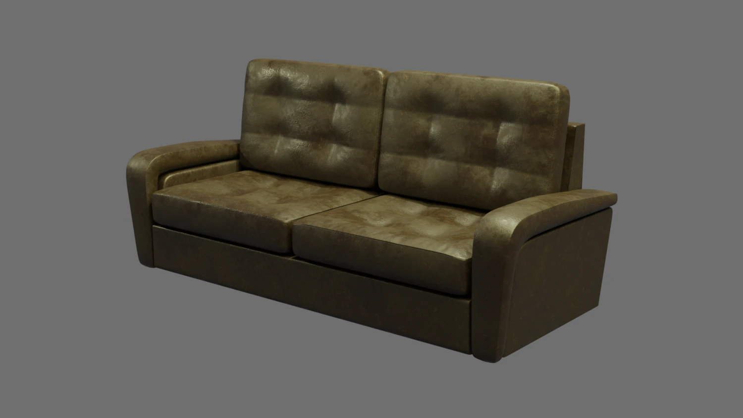 ugly sofa 3D Model .c4d .max .obj .3ds .fbx .stl .blend 
