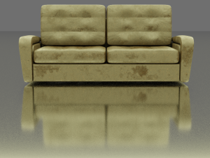 ugly sofa Model 3D