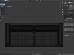 ugly sofa Model 3D
