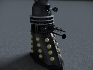 dalek doktor who Modello 3D