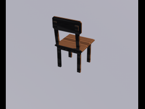 stool 3D मॉडल