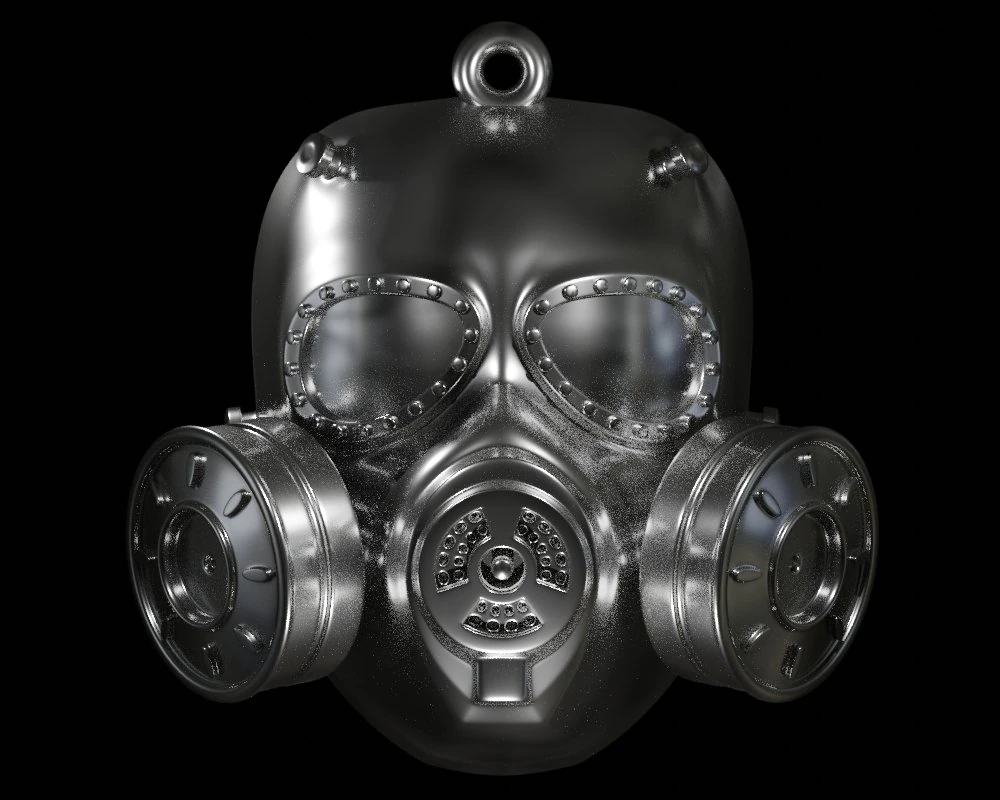 gas mask 3D Print Model .c4d .max .obj .3ds .fbx .stl .blend 