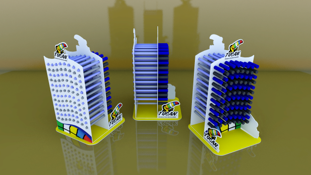 pen exhibitor 3D Модель .c4d .max .obj .3ds .fbx .stl .blend 