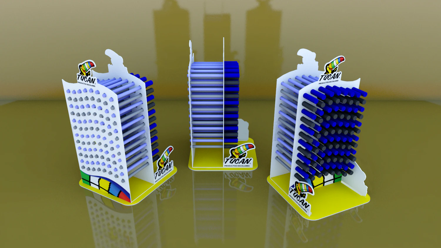 expositor de caneta Modelo 3D .c4d .max .obj .3ds .fbx .stl .blend 