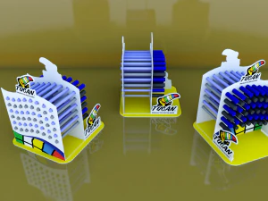 expositor de caneta Modelo 3D
