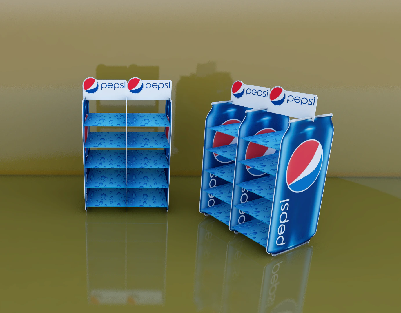 soda display 3D Model .c4d .max .obj .3ds .fbx .stl .blend 