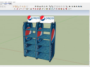 soda display Modèle 3D