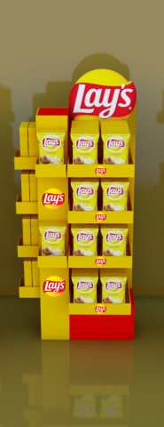 display snacks Modelo 3D .c4d .max .obj .3ds .fbx .stl .blend 