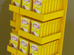 display snacks Modelo 3D