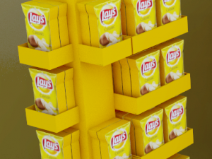 display snacks Modelo 3D
