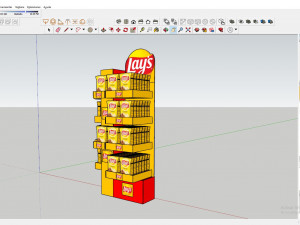 display snacks Modelo 3D