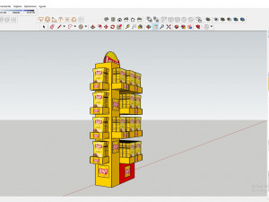 display snacks Modelo 3D