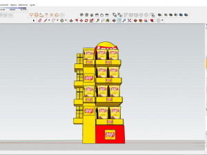 display snacks Modelo 3D