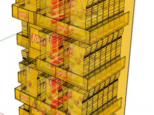 display snacks Modelo 3D