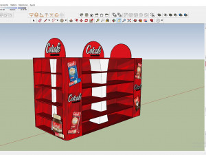 multi-brand display Modelo 3D