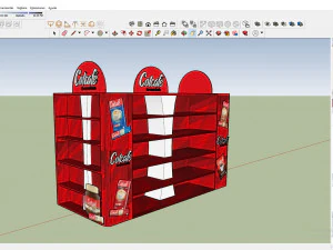 display met meerdere merken 3D Model