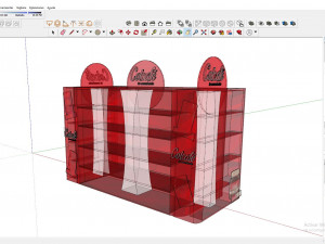 multi-brand display Modelo 3D