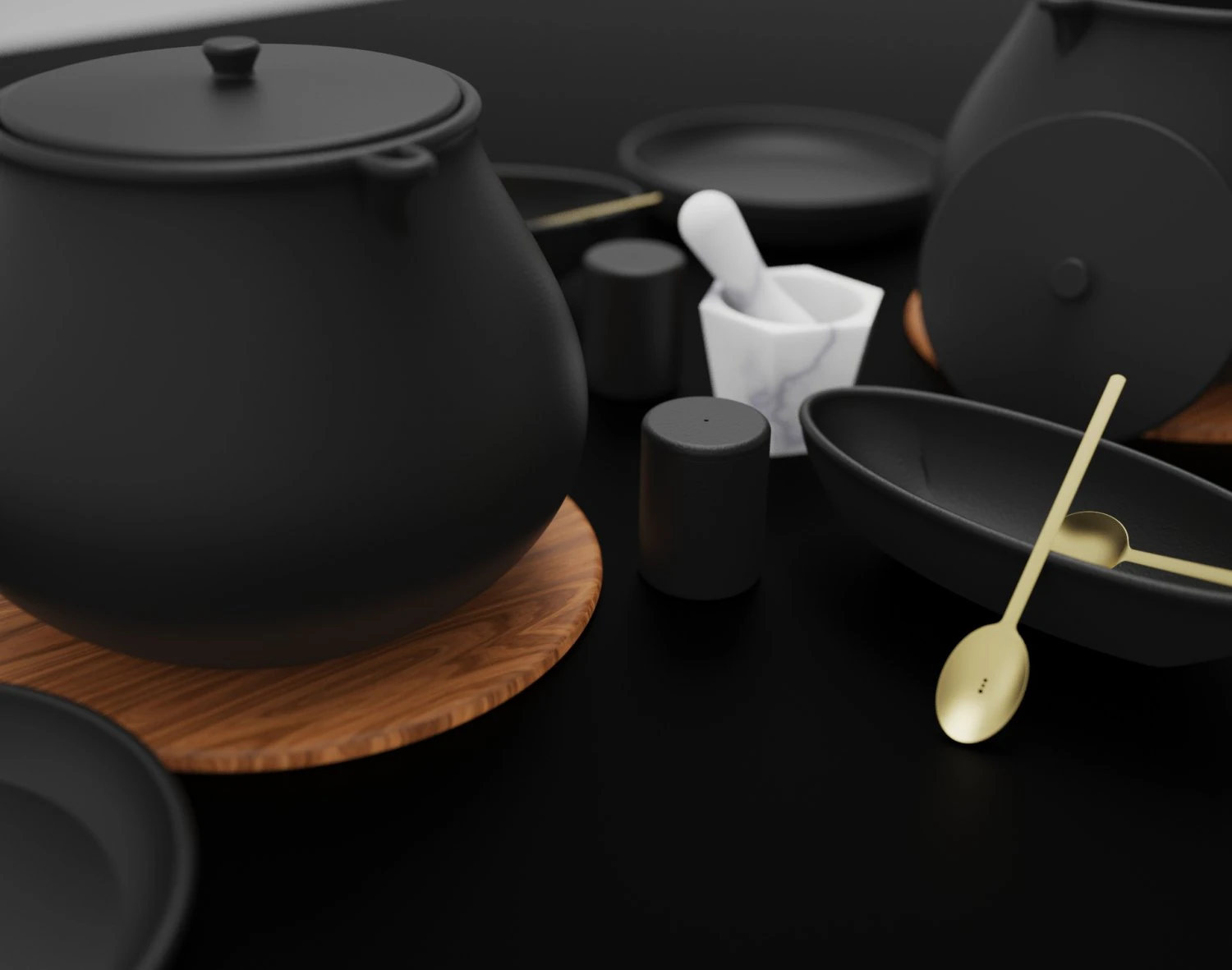 crockery products 3D Print Model .c4d .max .obj .3ds .fbx .stl .blend 